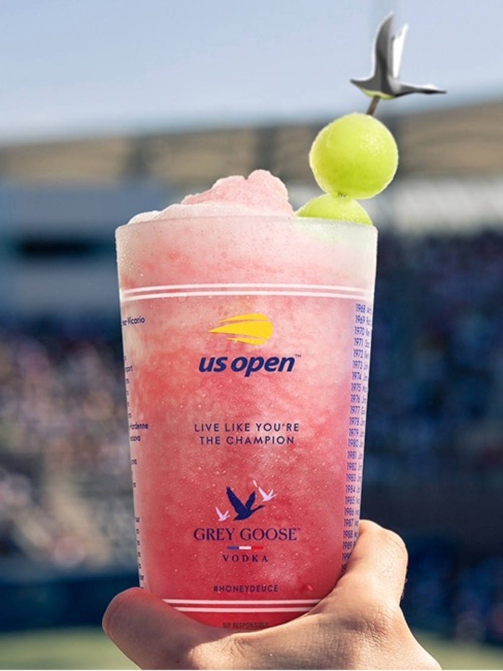 4 Grey Goose Official US Open 2026 Honey Deuce Cups